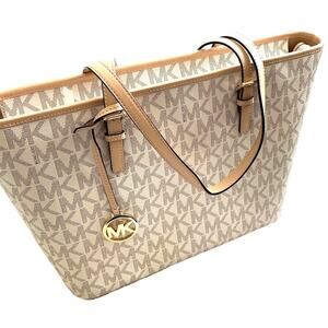 Michael Kors Womens Signature Tote Tan NWT
